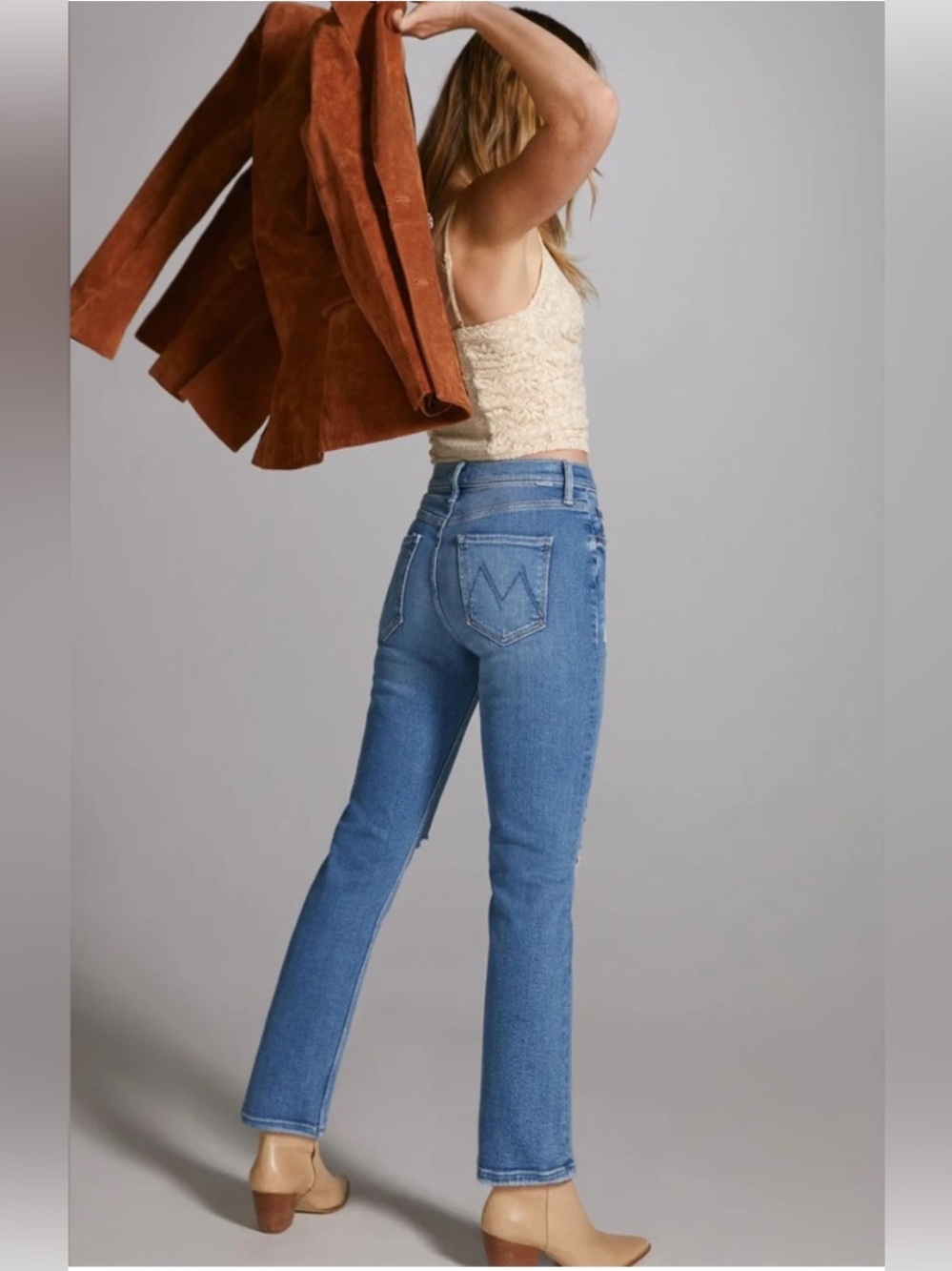 MOTHER | The Tomcat Straight Leg Distressed Jeans | Play Like A Pirate | 26
